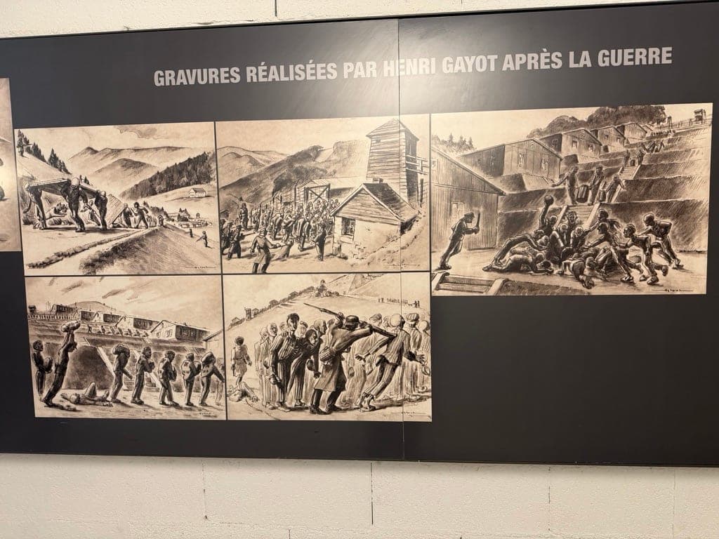 Henri Gayots grafiske fremstillinger av livet i Natzweiler
