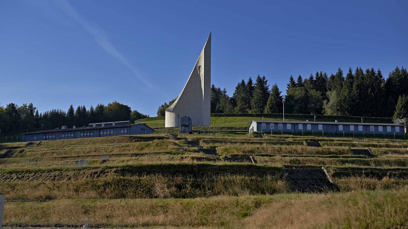 Filmopptak ved Natzweiler memorial