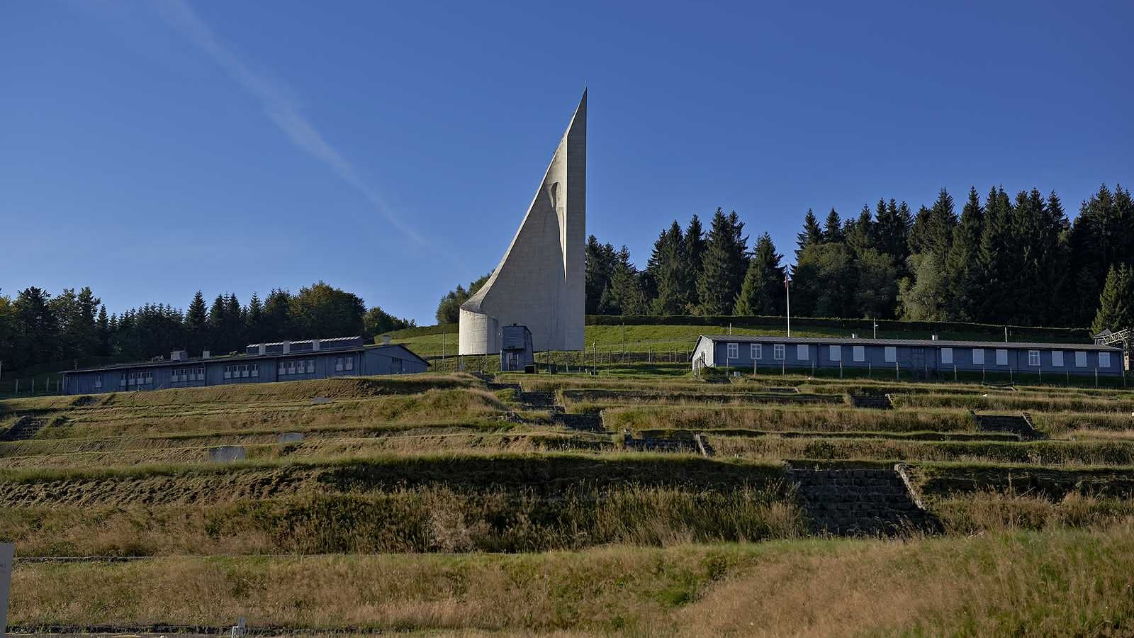 Filmopptak ved Natzweiler memorial